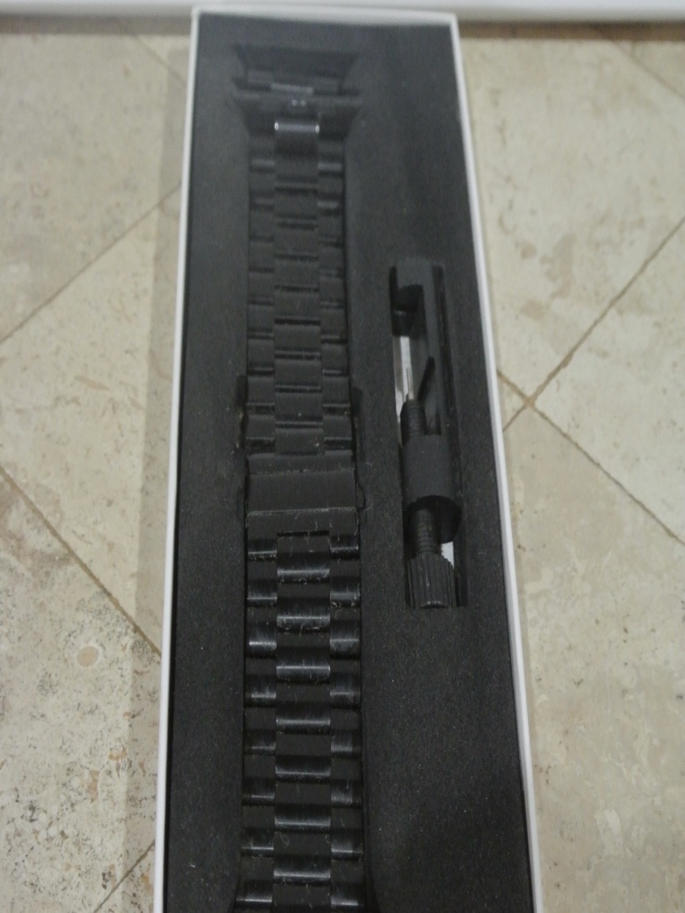 BLACK METAL APPLE 42/44MM WATCH BAND